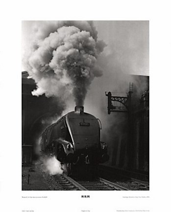 Framed NRM, Woodcock A4 Class Steam Locomotive Print