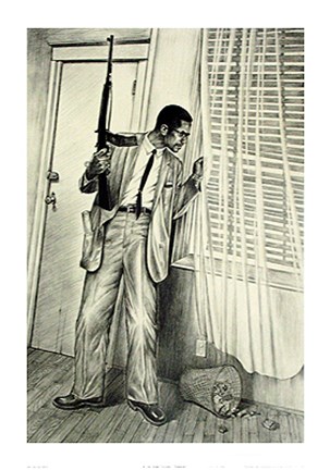 Framed By any Means Necessary Print