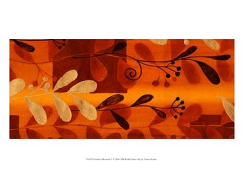 Framed Sun Kissed Silhouette V Print