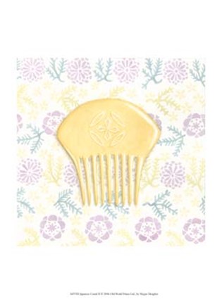 Framed Japanese Comb II Print