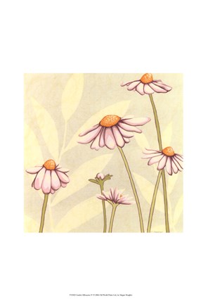 Framed Garden Silhouette IV Print