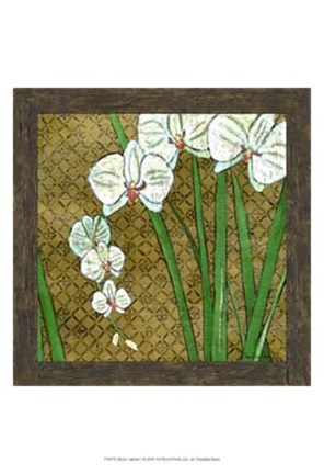 Framed Exotic Garden I Print