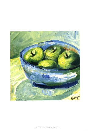 Framed Bowl of Fruit II Print