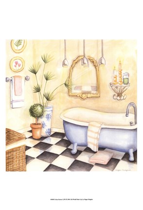 Framed Salon Retreat I Print