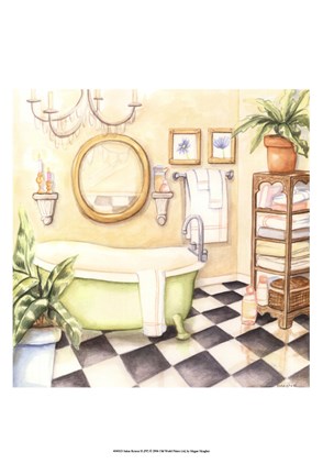 Framed Salon Retreat II Print