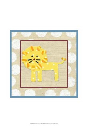 Framed Katherine&#39;s Lion Print