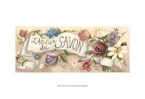 Framed L&#39;Atelier du Savon Print