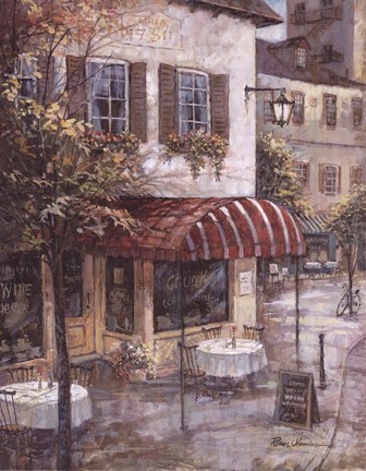 Framed Coffee House Ambience Print