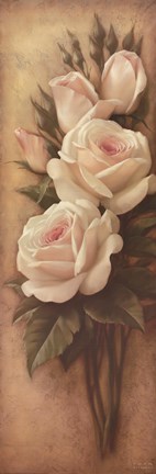 Framed Pink Petals II Print