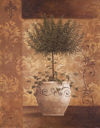 Framed Topiary I Print