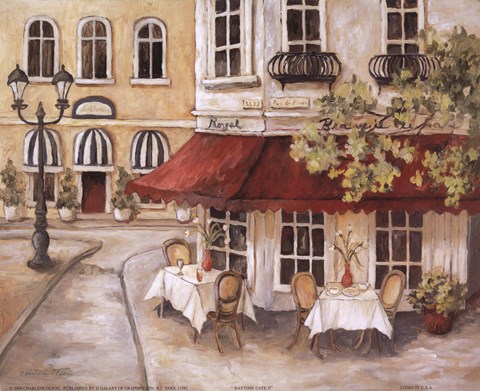 Framed Daytime Cafe II Print