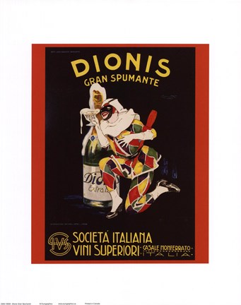 Framed Dionis Gran Spumante Print