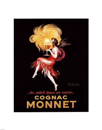 Framed Cognac Monnet Print