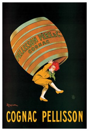 Framed Cognac Pellisson Print