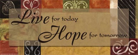 Framed Words to Live By, DcorLive for Today Print