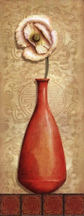 Framed Asian Red III Print