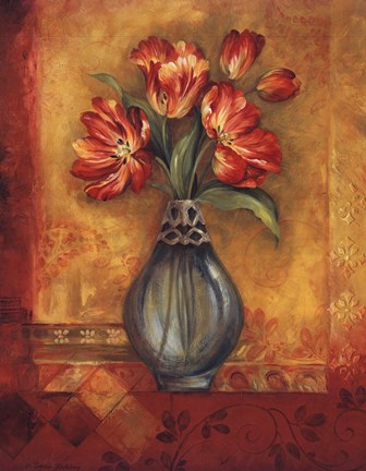 Framed Pandora's Tulips Print