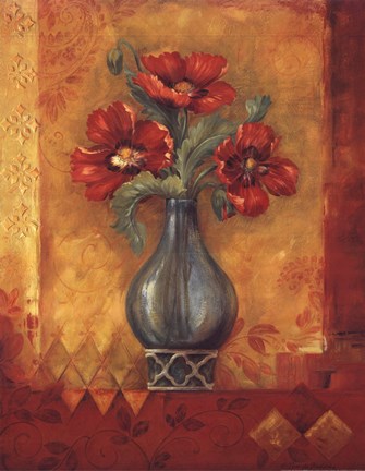 Framed Pandora's Poppies Print