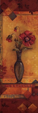 Framed Bud Vase I Print