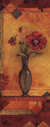 Framed Bud Vase I - mini Print