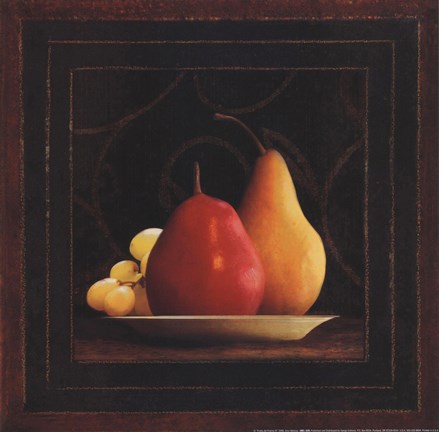 Framed Frutta del Pranzo III Print