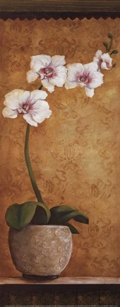 Framed Hanna's Orchids I - mini Print