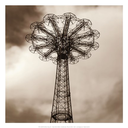 Framed Parachute Jump Print