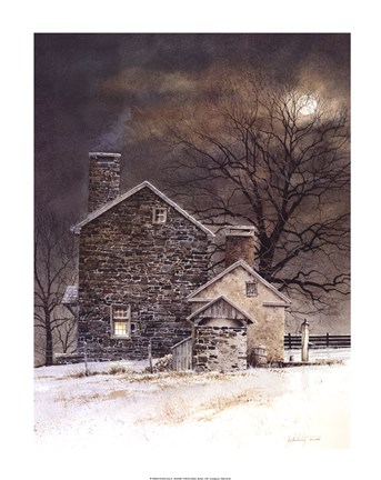 Framed Blue Moon Print