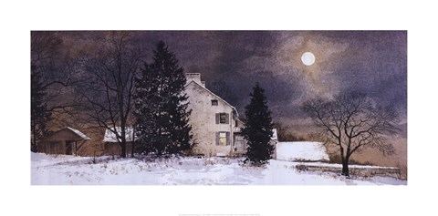 Framed Cold Night Print