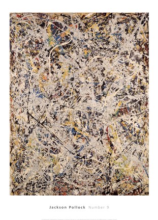 Framed Number 9, 1949 Print