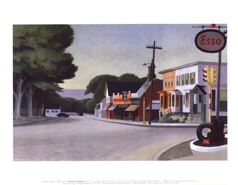 Framed Portrait of Orleans, 1950 Print