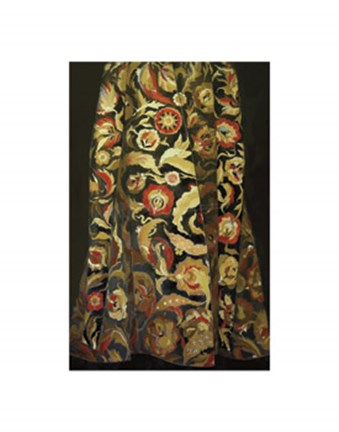 Framed Goldflower Kaftan Print