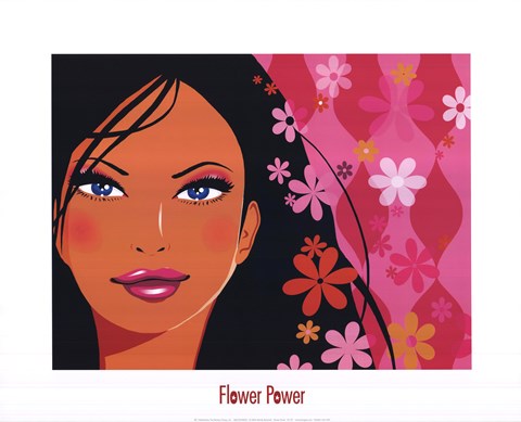 Framed Flower Power Print