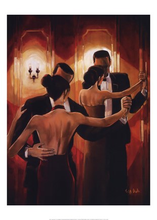 Framed Tango Shop II Print