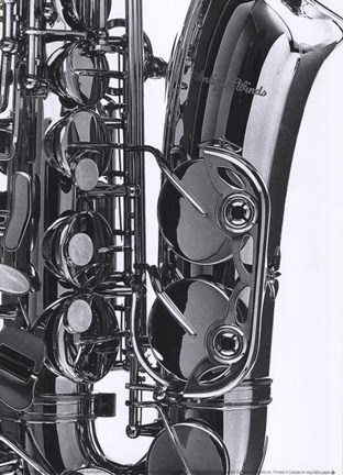 Framed Saxophone Print