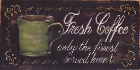 Framed Fresh Coffee Print