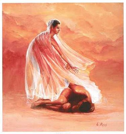 Framed While Adam Slept Print