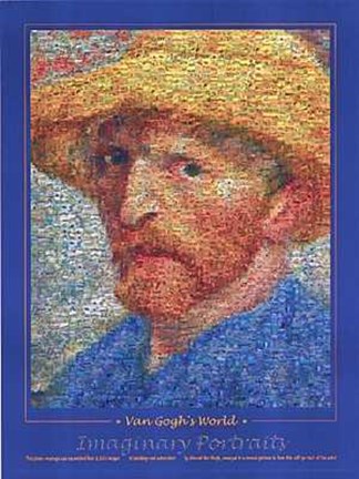 Framed Van Gogh&#39;s World Print
