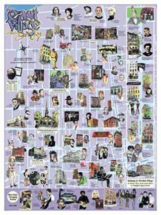 Framed East Village Nyc Print