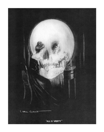 Framed All is Vanity Print