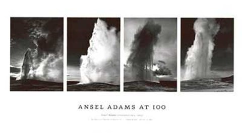 Framed Old Faithful Geyser Print