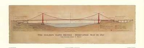 Framed Golden Gate Bridge Print