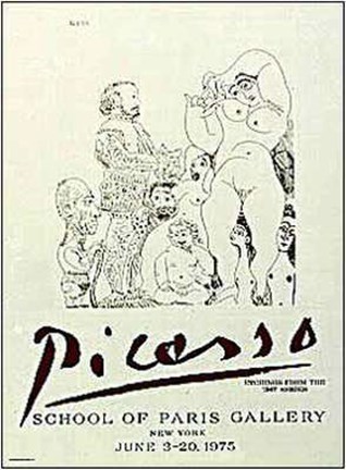 Framed 347 Series Etchings Print