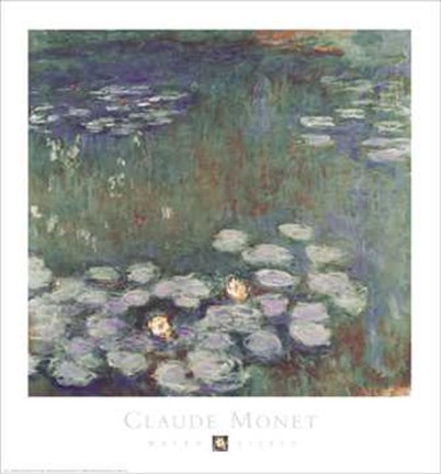 Framed Water Lilies Print