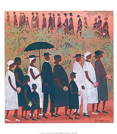 Framed Funeral Procession Print