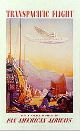 Framed China Clipper Print