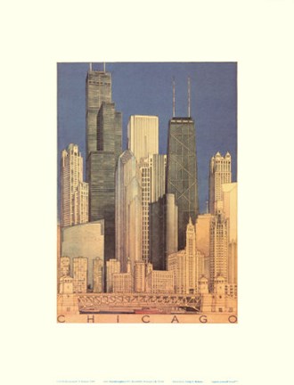 Framed Chicago Print