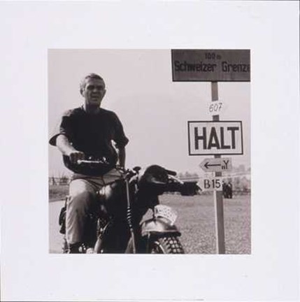 Framed Steve Mcqueen, Great Escape Print
