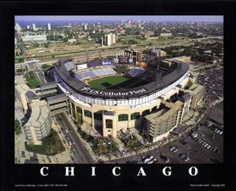 Framed Chicago, Illinois - White Sox At Us Cell Print