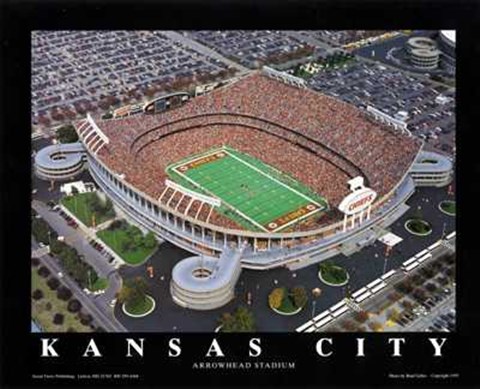 Framed Kansas City - Chiefs At Arrowhead Stadiu Print